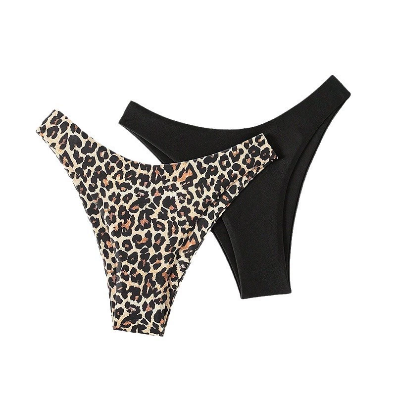 Set of Two High-Waisted Bikini Bottoms view 5
