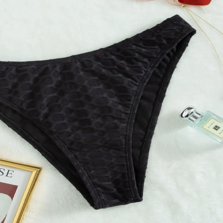 Women's High Cut Cheeky Bikini Bottom view 4