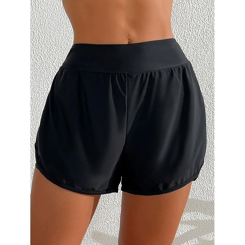Women's Layered High-Waist Swim Shorts view 3