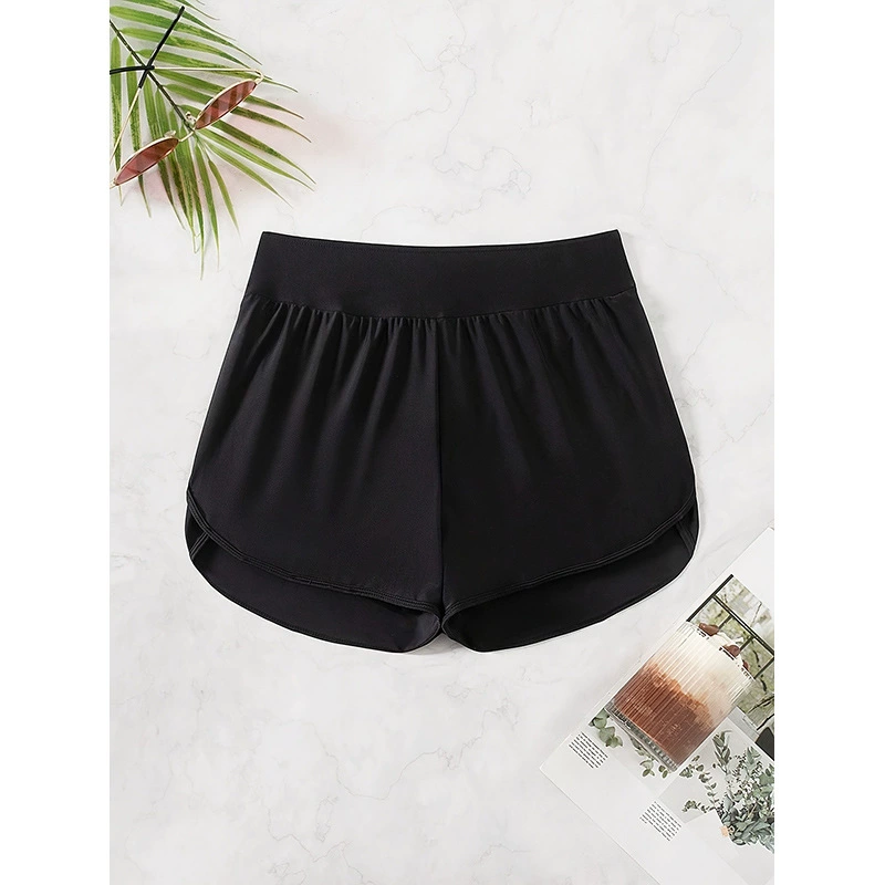 Women's Layered High-Waist Swim Shorts view 4