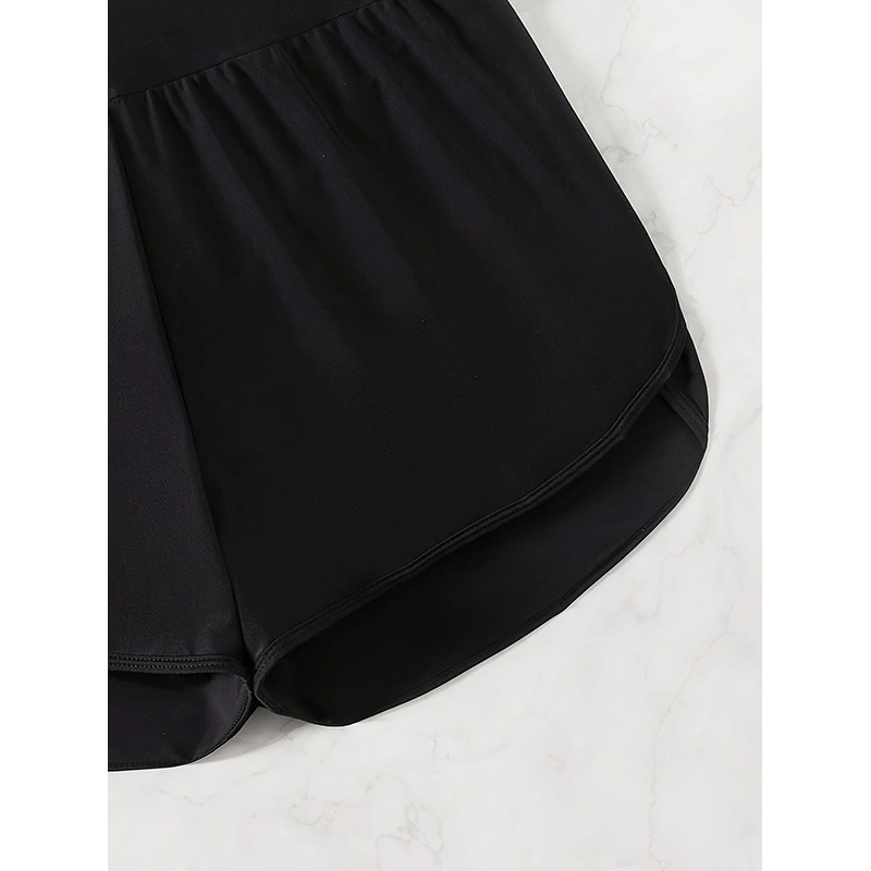 Women's Layered High-Waist Swim Shorts view 5