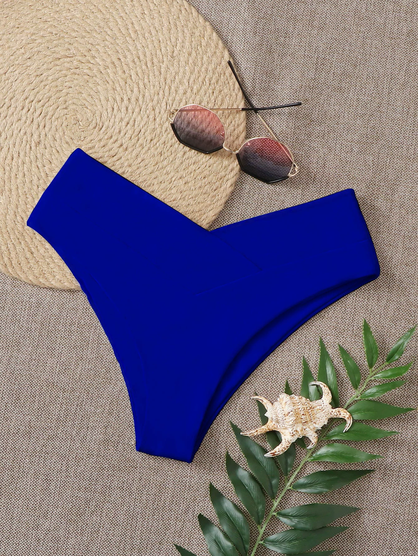 Women's V-Cut High-Cut Bikini Bottom view 8