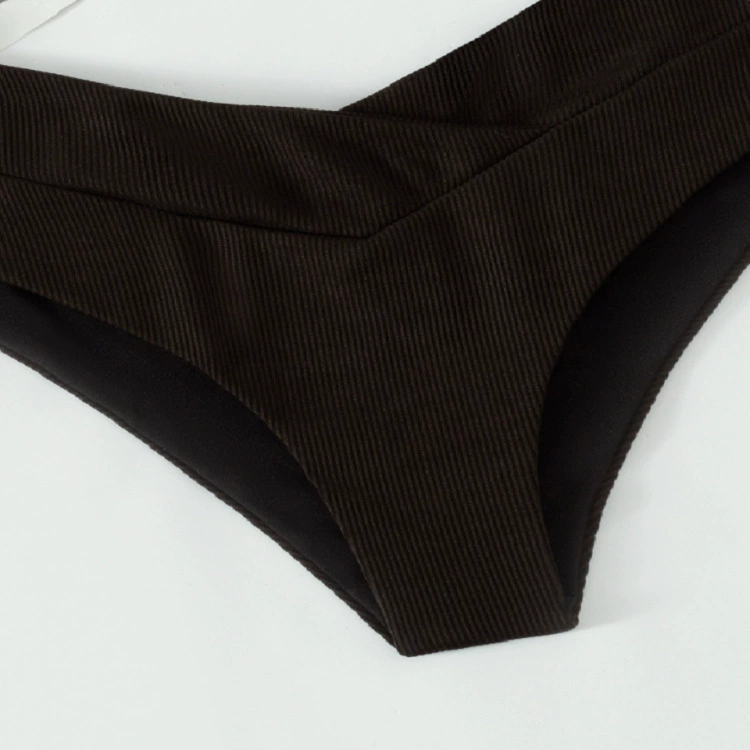 V-Waist High-Cut Bikini Bottom
