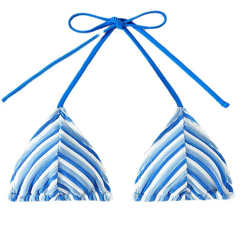 Women's Tie Halter Triangle Bikini Top view 5