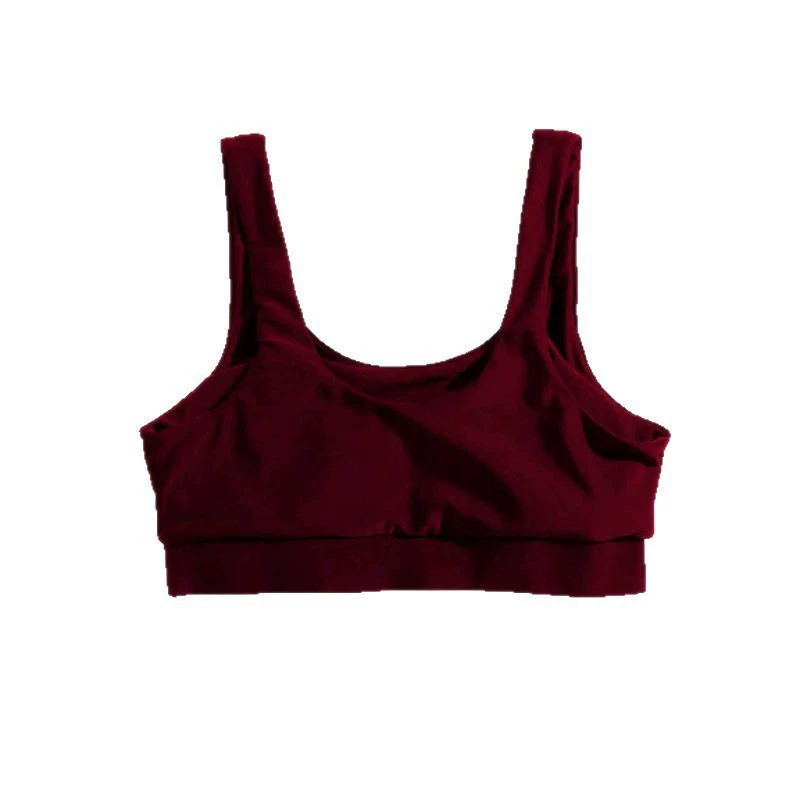 Women's Wide Strap Scoop Neck Crop Bikini Top view 5