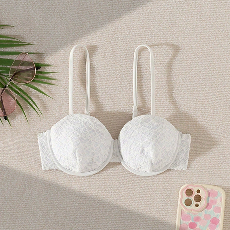Women’s Underwire Bikini Top with Adjustable Straps and Back Tie