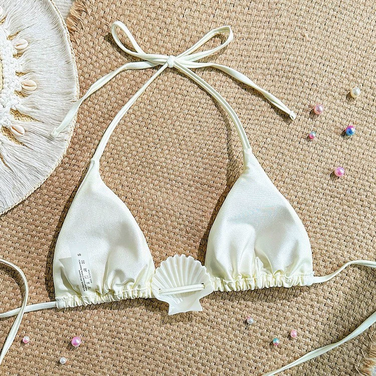 Bikini Top with Seashell Detail view 3