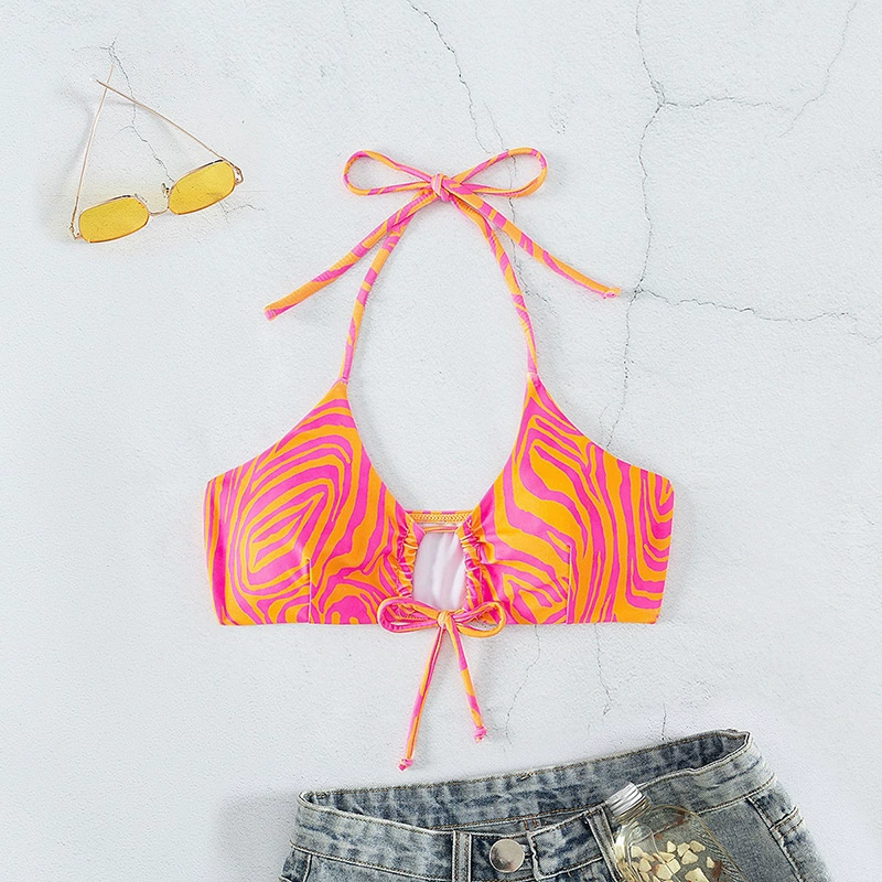 Women’s Halter Neck Bikini Top with Ties