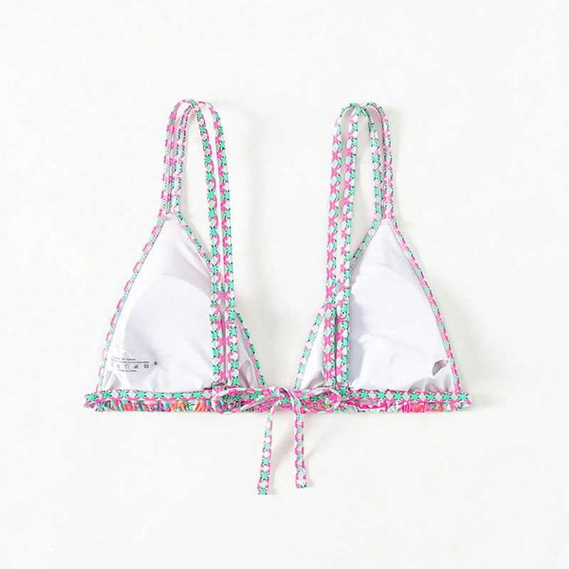 Triangle Bikini Top with Spaghetti Straps