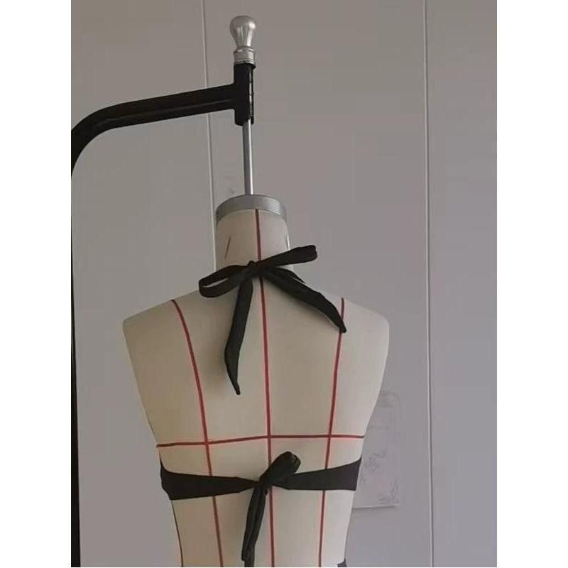 Halter Bikini Top with Front Knot view 4