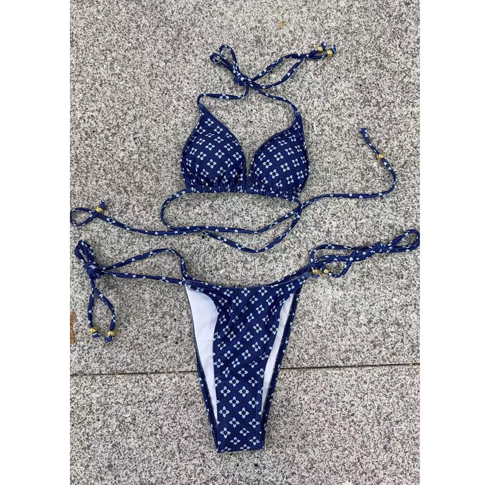 Blue bikini