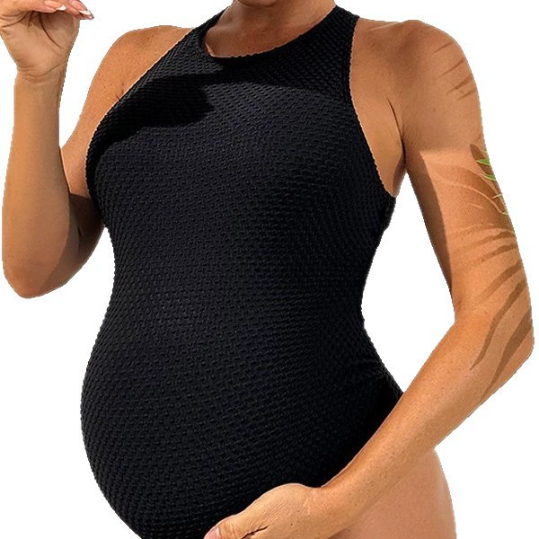 High Neck Cross Back One-Piece Swimsuit view 5
