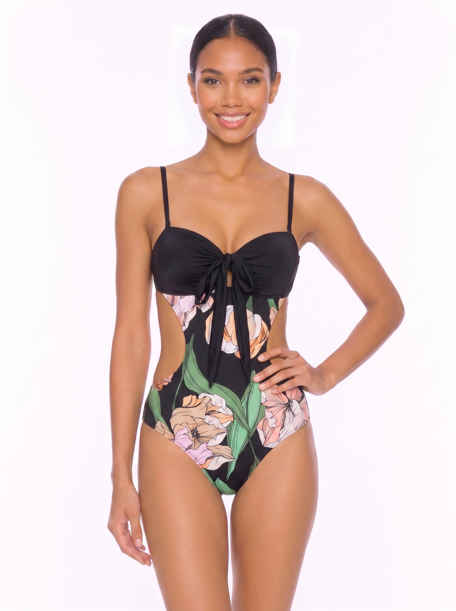 Tie-Front Underwire Monokini