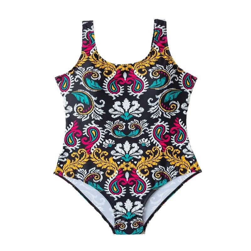 Women's Wide Strap Scoop Neck One-Piece Swimsuit view 5