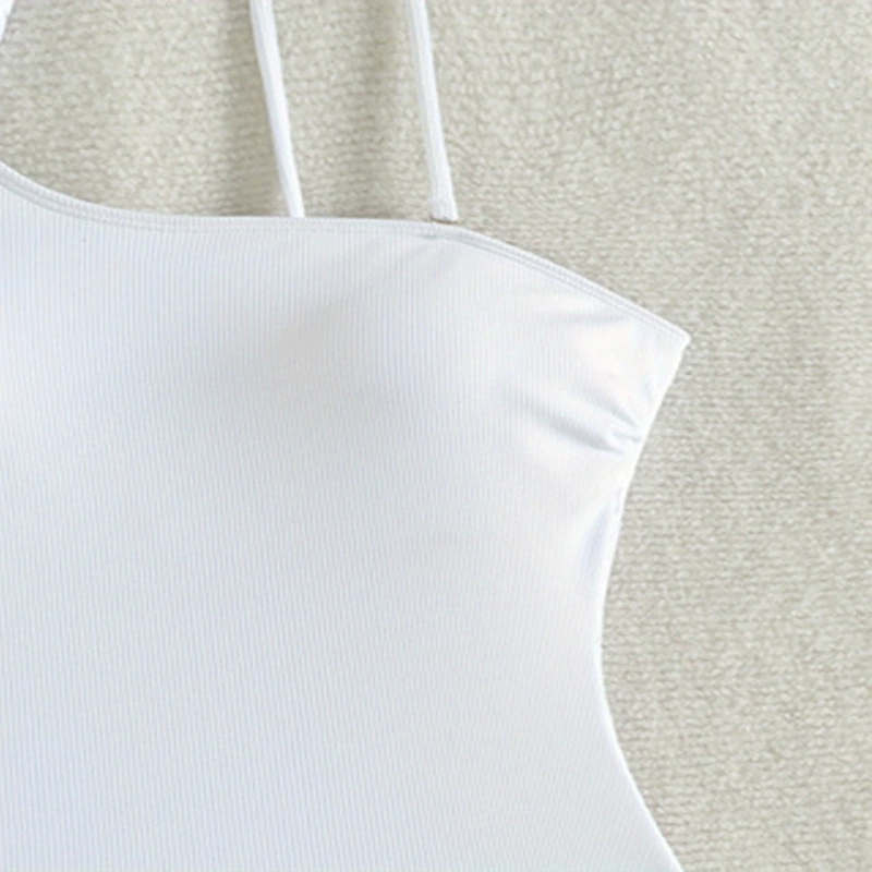 Women's One Shoulder Bow Knot One Piece Swimsuit view 3