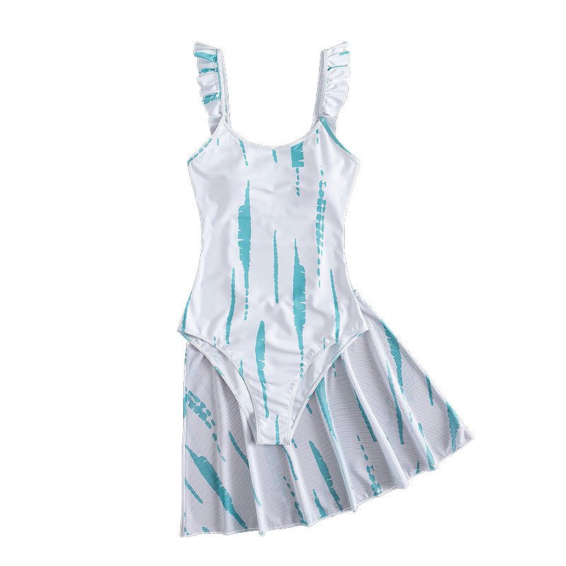 Blue and White Print