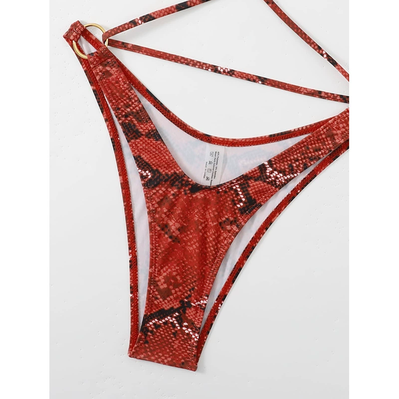 Halter Neck Cutout One-Piece Swimsuit view 4