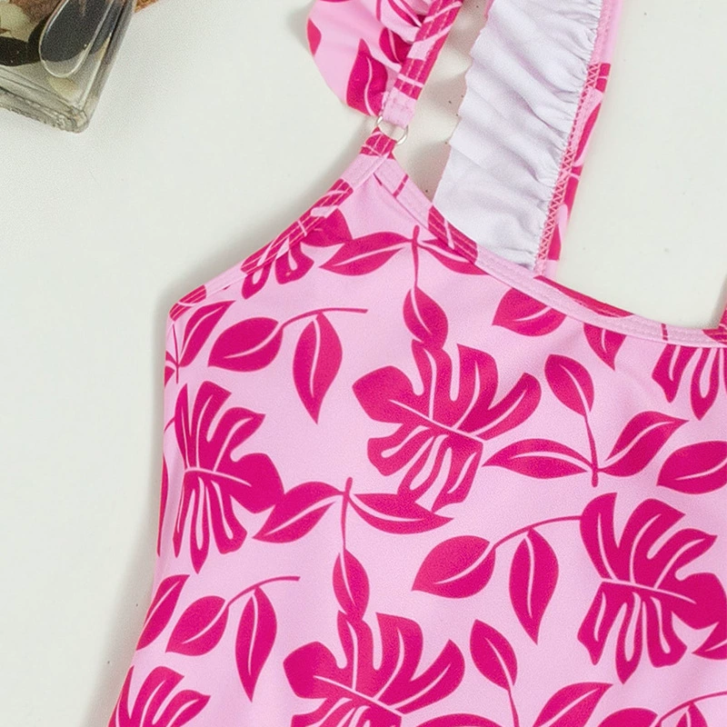 Ruffled Strap Skirted One-Piece Swimsuit view 4