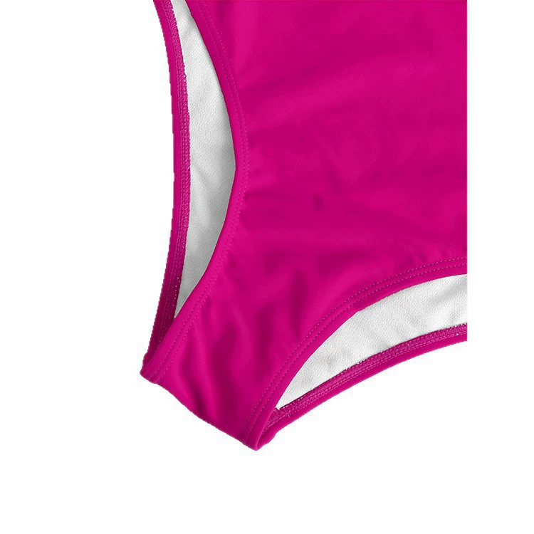 One-Shoulder Cutout High-Waist One-Piece Swimsuit view 5
