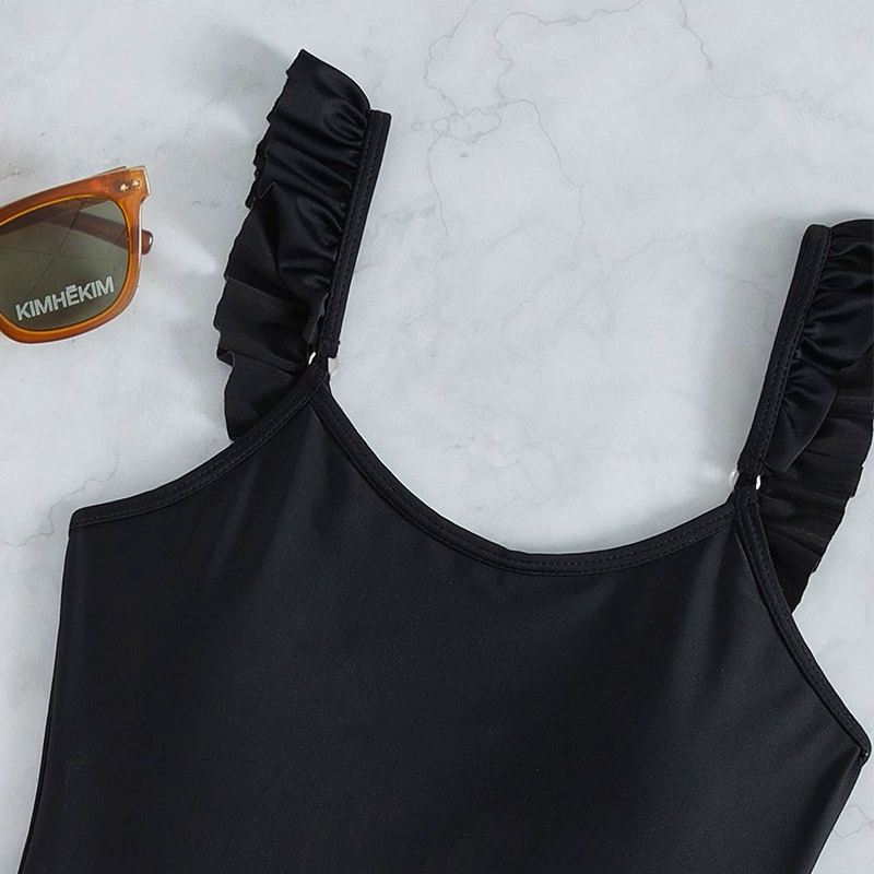 Ruffled Strap Skirted One-Piece Swimsuit view 3