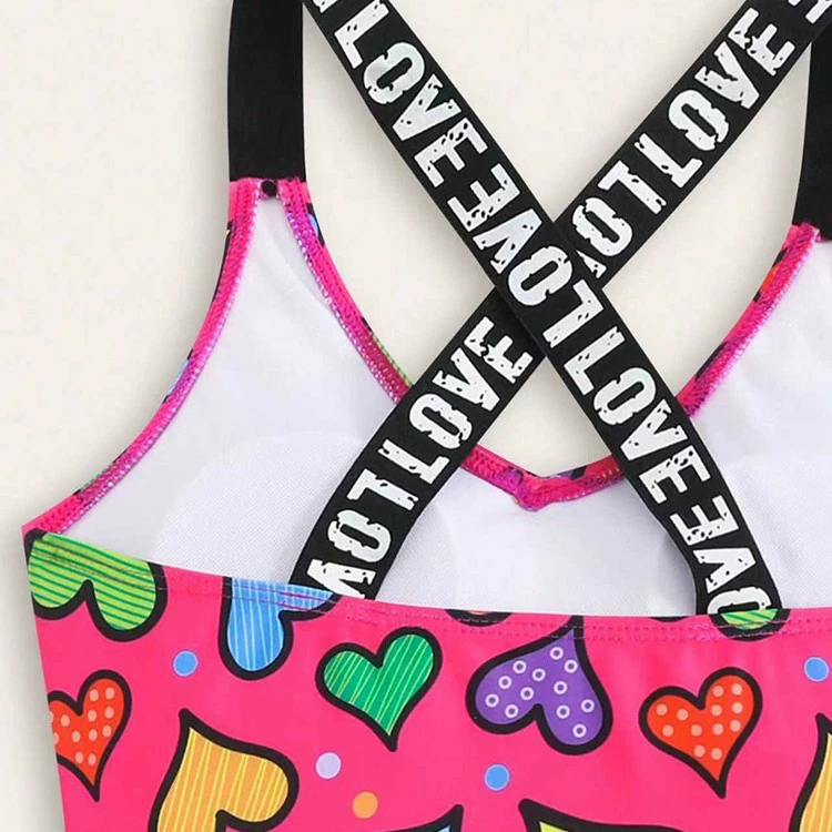 V-Neck Cross-Strap One-Piece Swimsuit view 3
