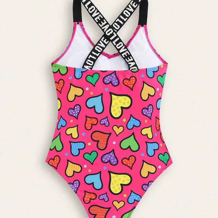 V-Neck Cross-Strap One-Piece Swimsuit view 4