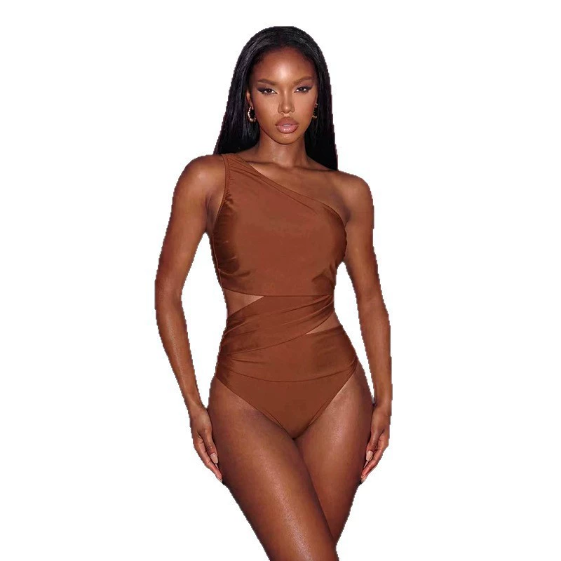 One-Shoulder Cutout One-Piece Swimsuit view 5