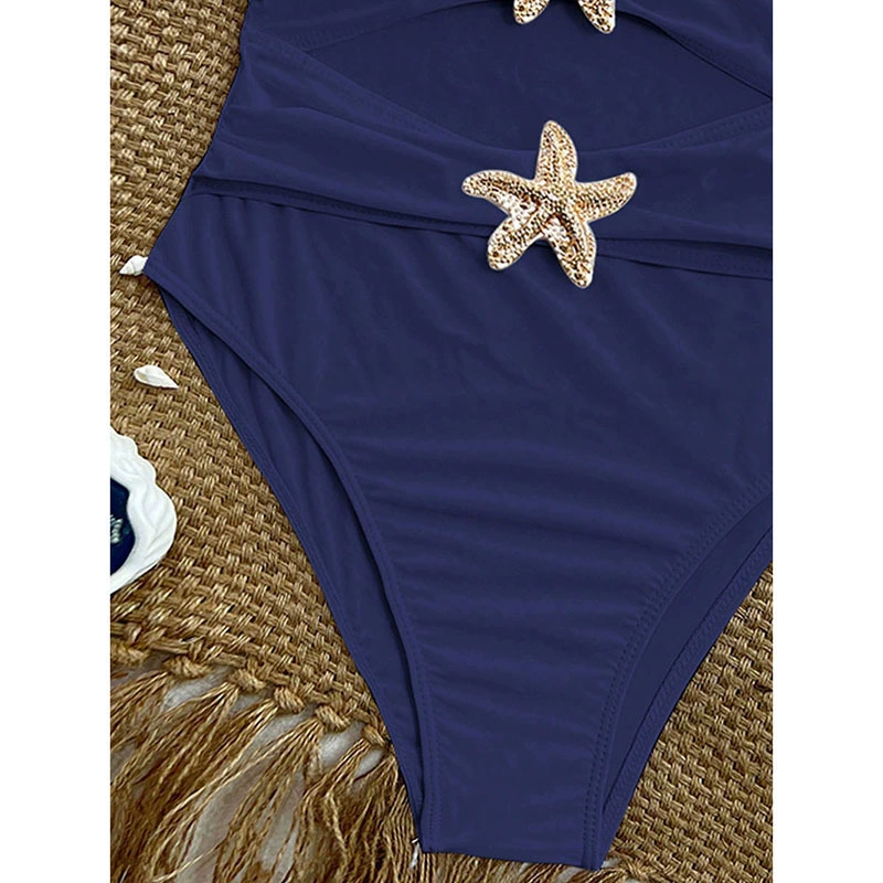 Strapless One-Piece Swimsuit with Cutout Details view 4