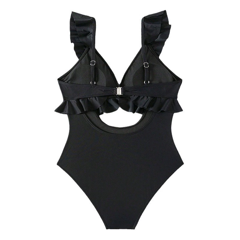 Ruffled Cutout Backless One-Piece Swimsuit view 5