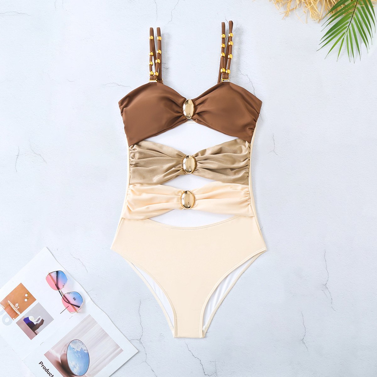 Brown Set [Swimsuit Only]