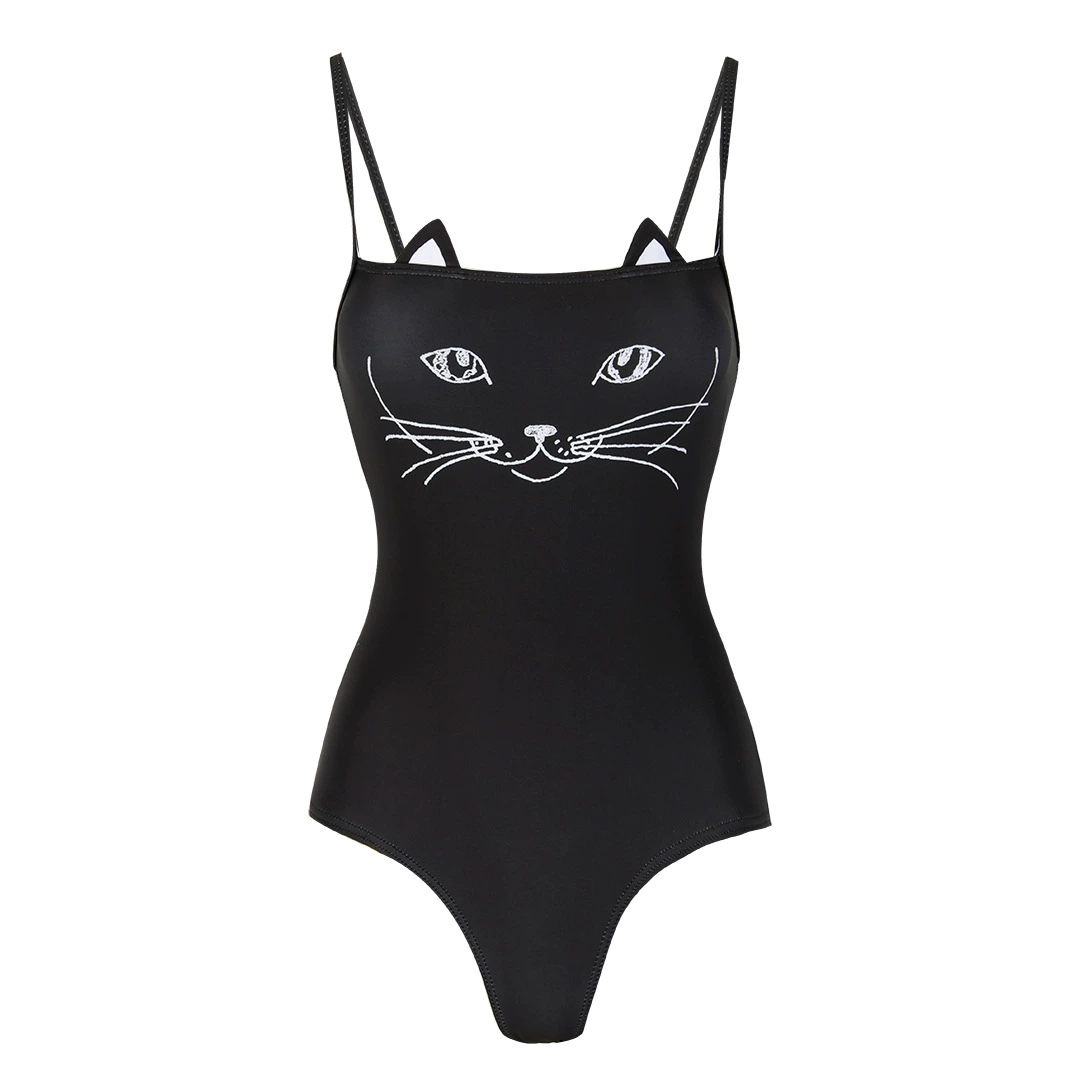 Adjustable Straps One-Piece Swimsuit with High-Cut Leg view 6