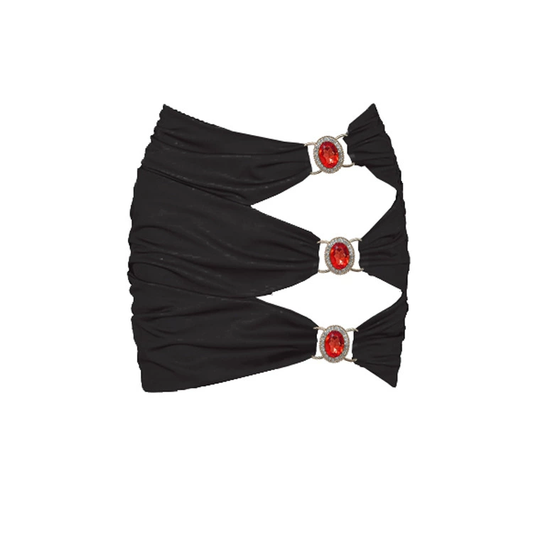 Jeweled Strapless Cutout One-Piece Swimsuit view 5