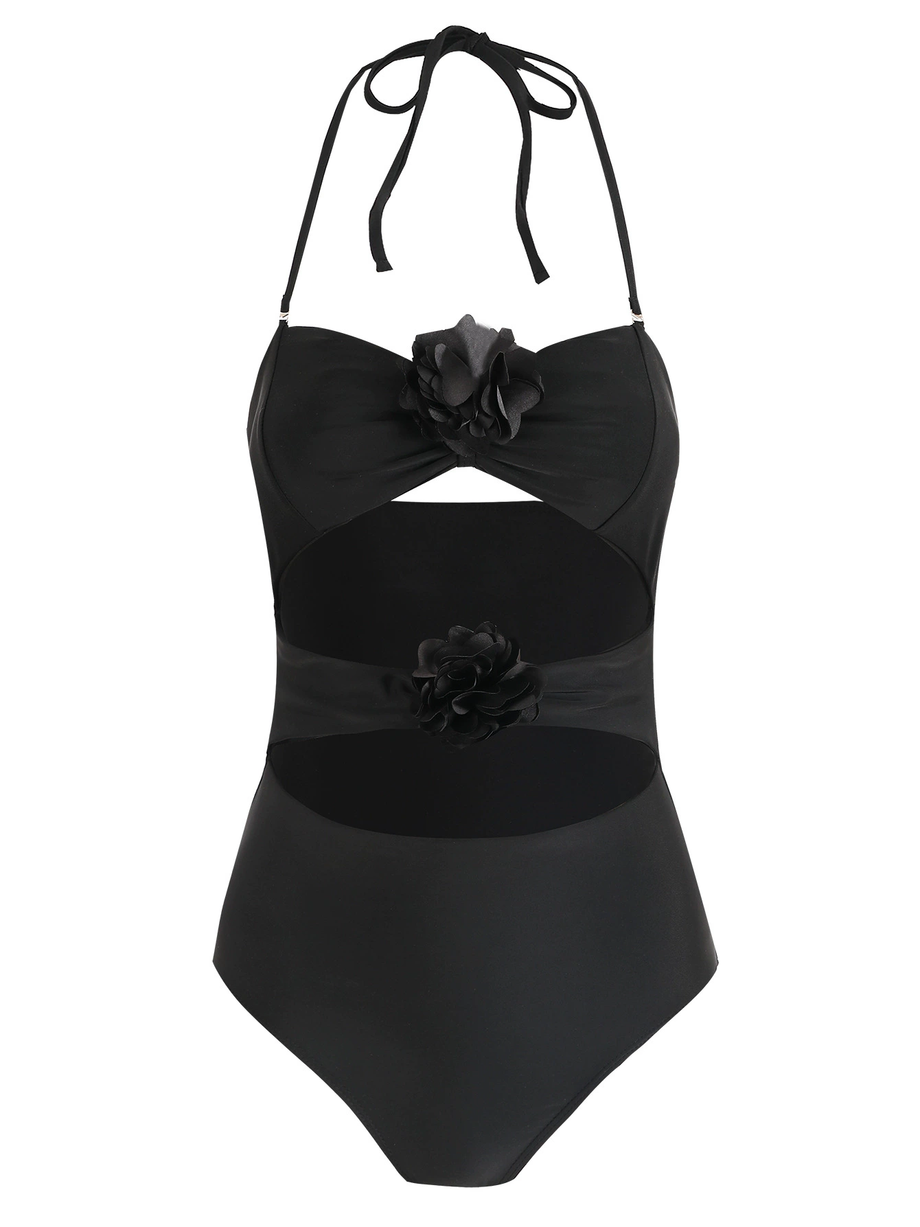One-Piece Swimsuit and Skirt Set view 6