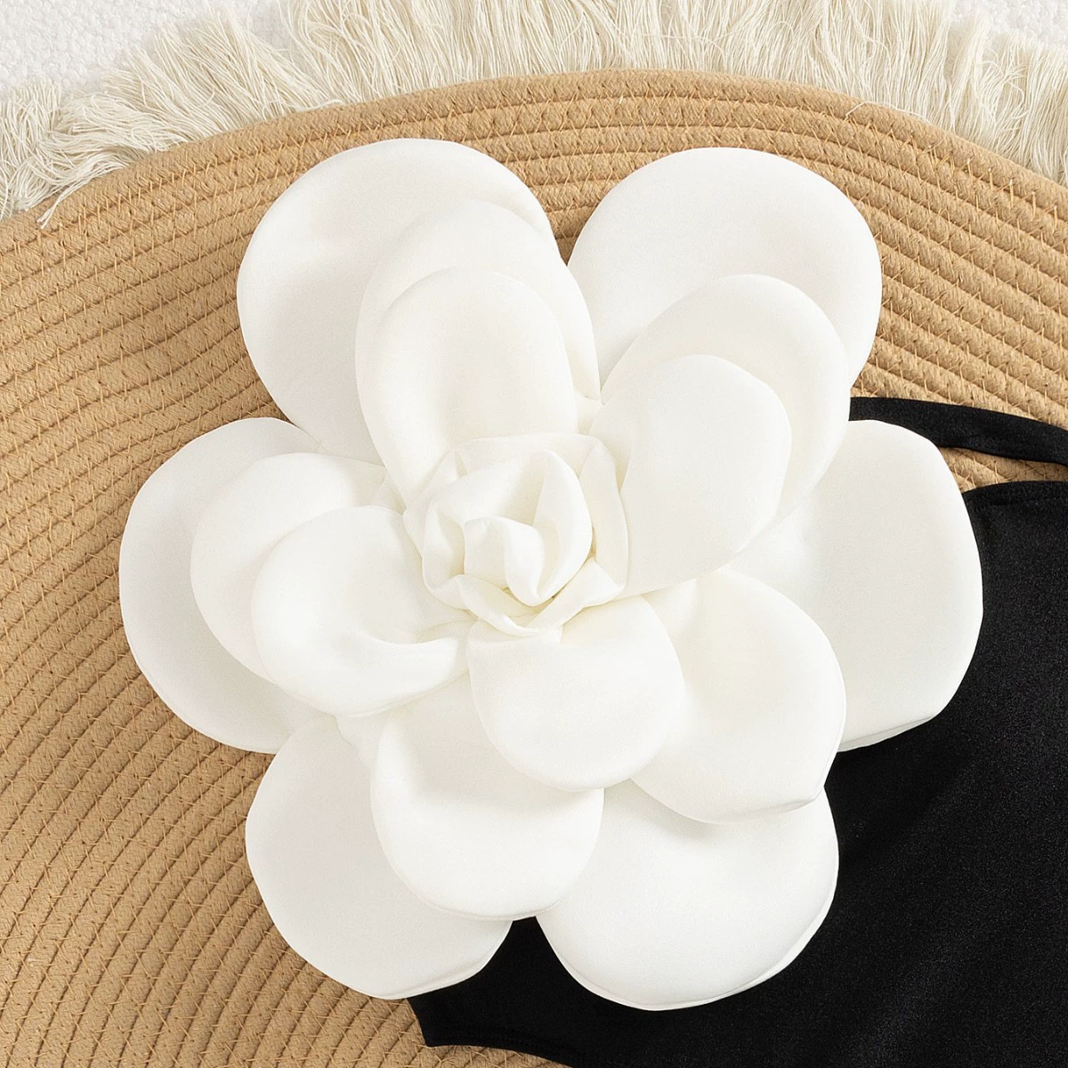 Asymmetric One-Shoulder Cutout One-Piece Swimsuit view 3