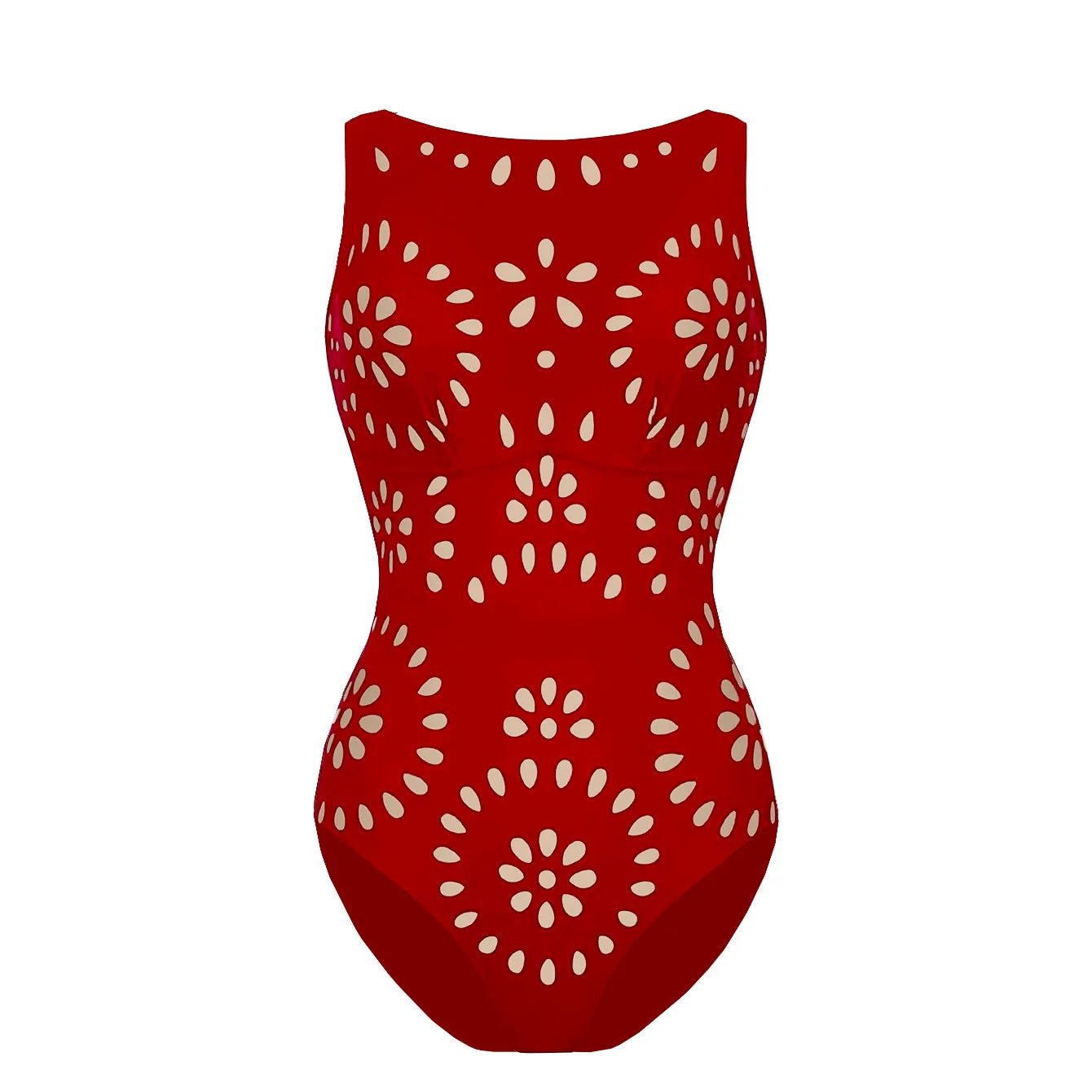 High Neck Cut-Out One-Piece Swimsuit Sleeveless view 5