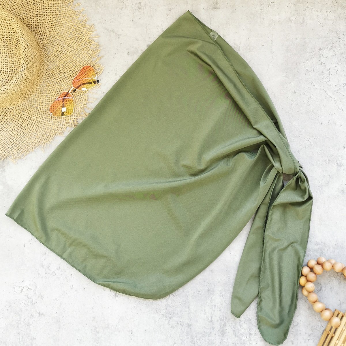 Dark green half skirt [skirt only]