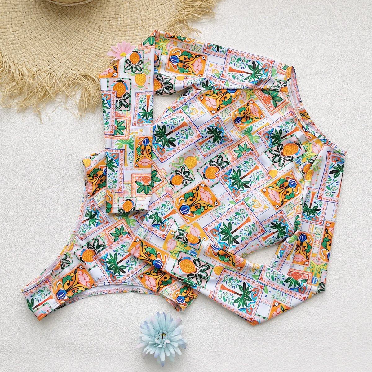 Coconut Tree and Pineapple