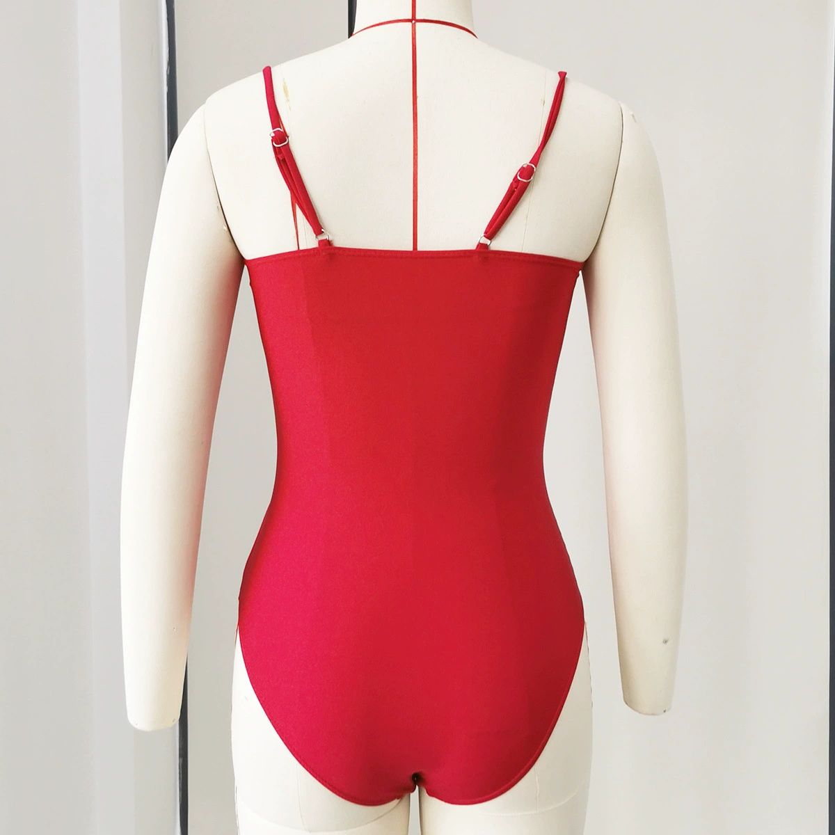 Cutout One-Piece Swimsuit with Skirt view 3