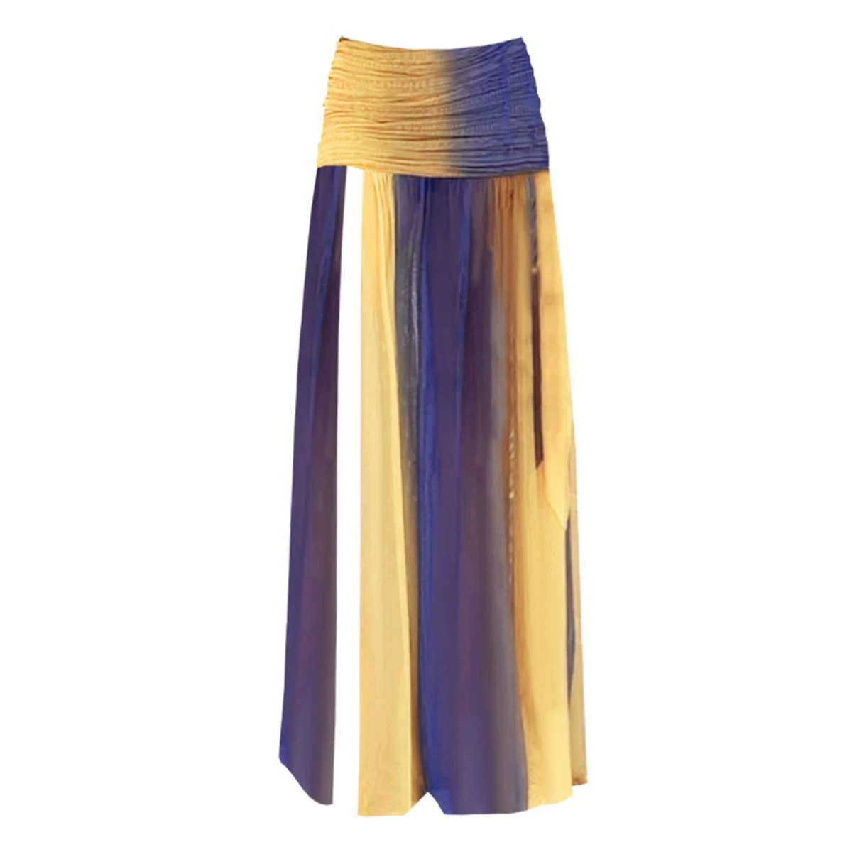 Bandeau Cutout One-Piece Swimsuit with Maxi Skirt view 6