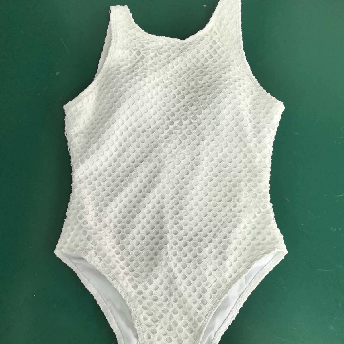 High-Neck One-Piece Swimsuit with Wrap Skirt view 3