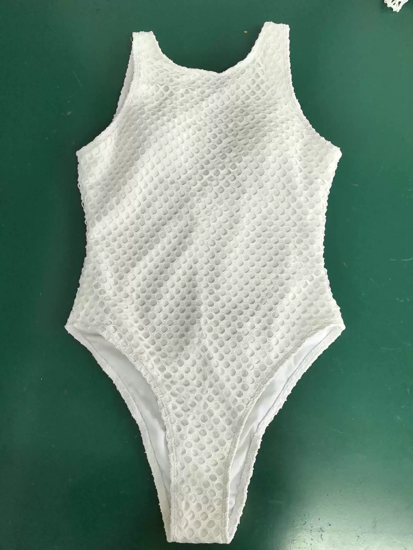High-Neck One-Piece Swimsuit with Wrap Skirt view 6