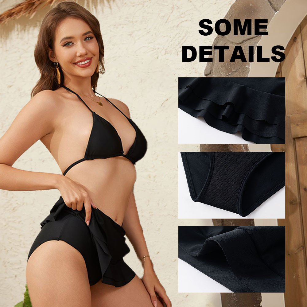 Women’s Leakproof Period Swim Skirt with Built-In Briefs
