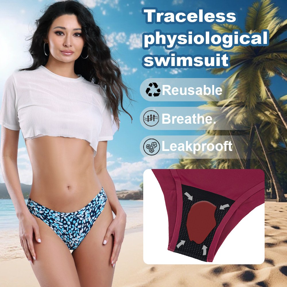 Women’s Seamless Leakproof Period Bikini Bottom