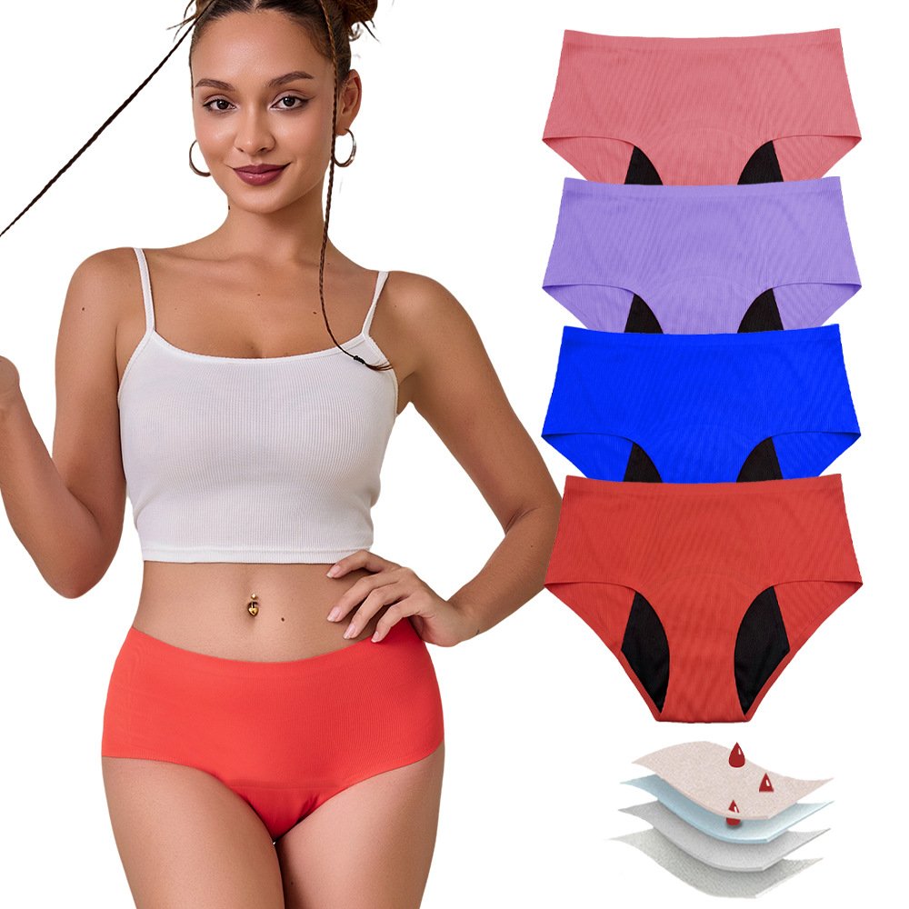 Women’s Seamless Mid-Rise Leakproof Period Swim Bottom