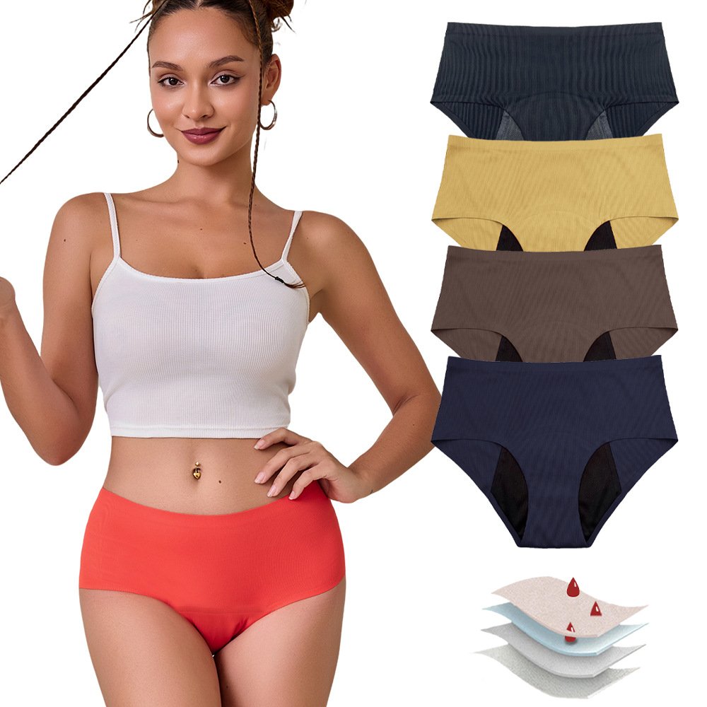 Women’s Seamless Mid-Rise Leakproof Period Swim Bottom