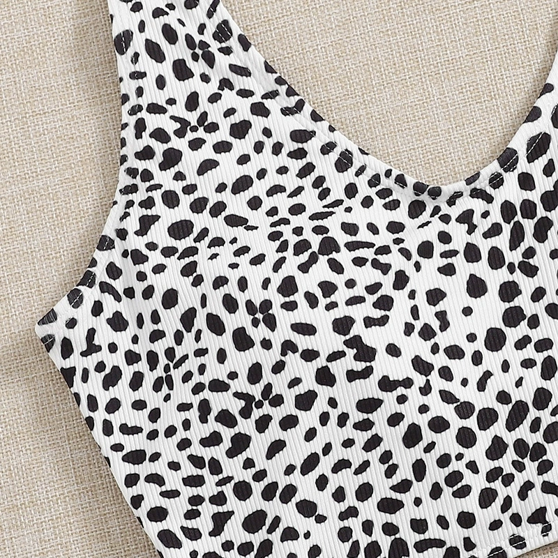 Women's Two Piece Side Tie Tankini Swimsuit Set view 4