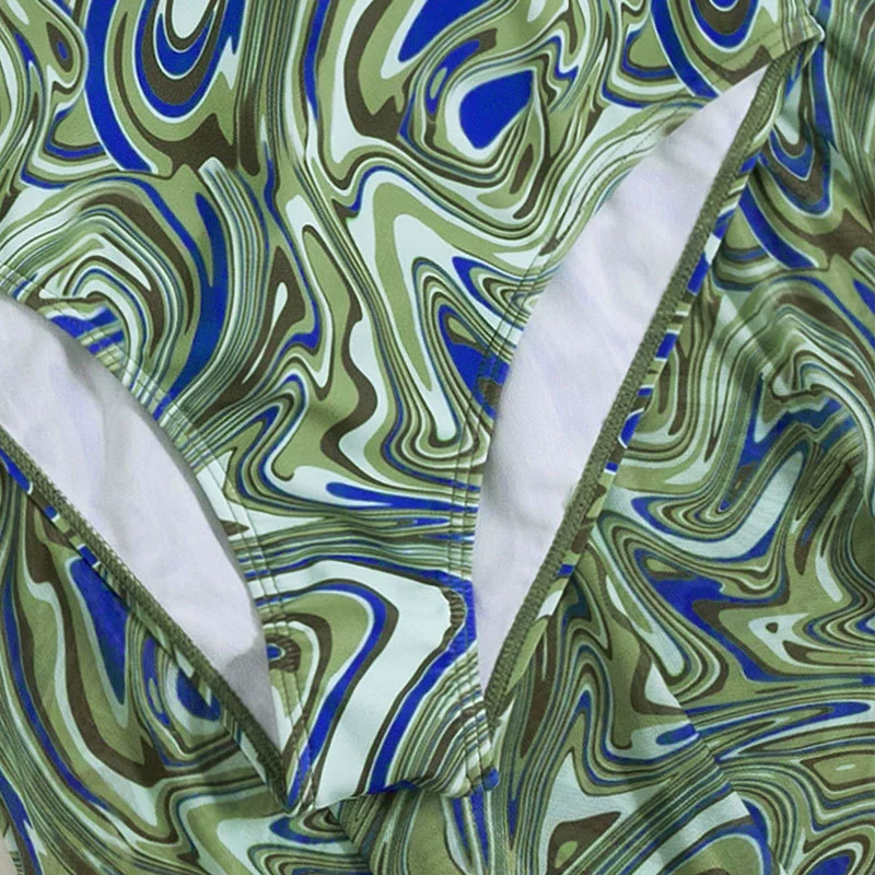 Ruffled Strap Skirted Two-Piece Swimsuit view 3