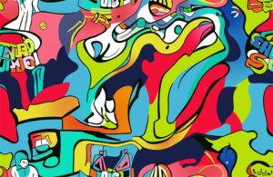 Abstract preset print 19178