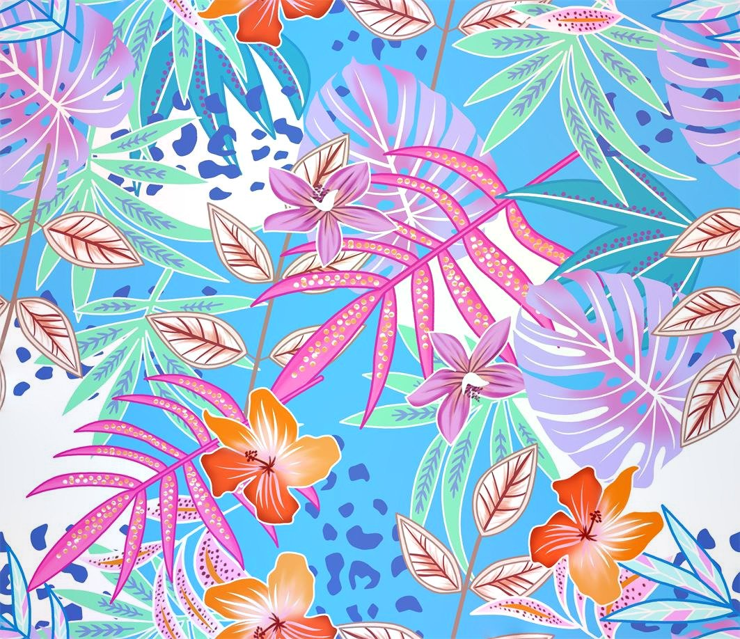 Floral preset print 19030