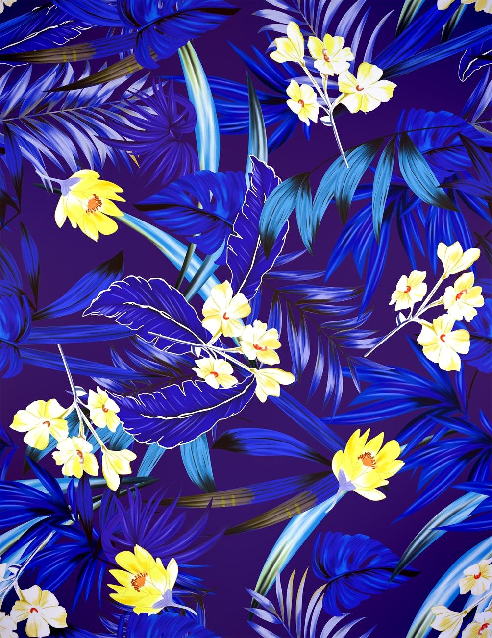 Floral preset print 19135